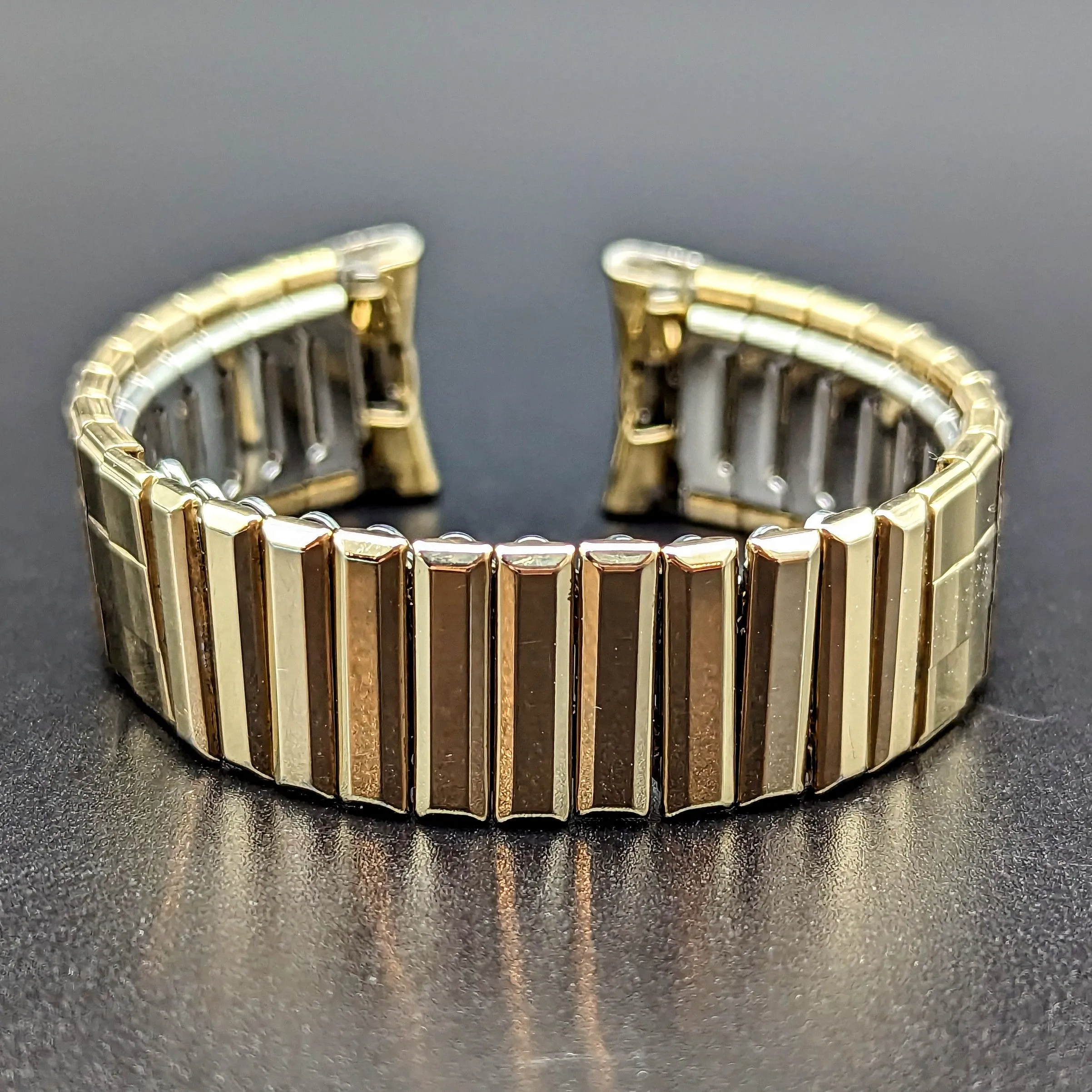 Rare KREISLER 17.5mm Watchband Center Scissor Expansion Vintage Bracelet