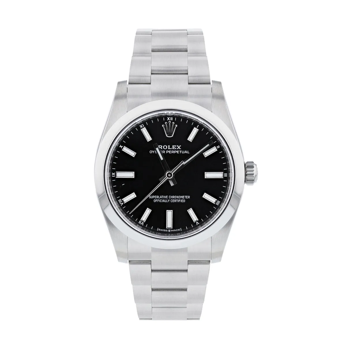 Rolex, Oyster Perpetual 34, Oystersteel | Pre-Owned | 124200 - 2021