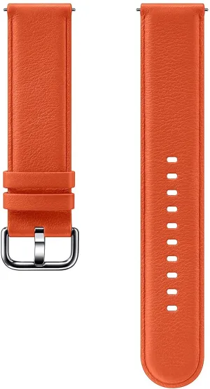 Samsung Galaxy Watch Active 2 Leather Band 20mm Orange - ET-SLR82MOEGWW