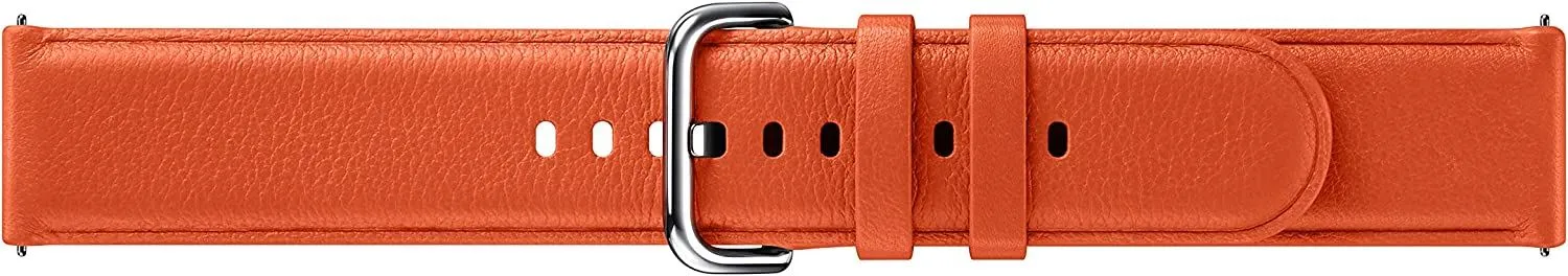 Samsung Galaxy Watch Active 2 Leather Band 20mm Orange - ET-SLR82MOEGWW