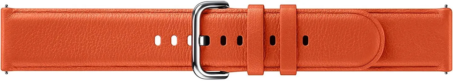 Samsung Galaxy Watch Active 2 Leather Band 20mm Orange - ET-SLR82MOEGWW