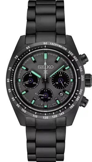 Seiko Prospex Speedtimer Solar Chronograph 39.0 mm Gray Dial Men's Watch (SSC917)
