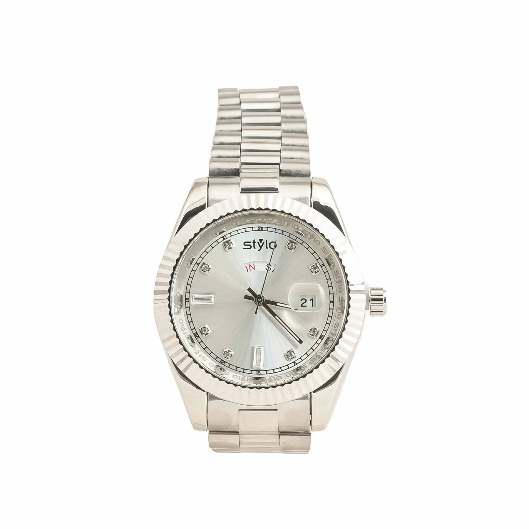 SILVER GENTS WATCH J33927