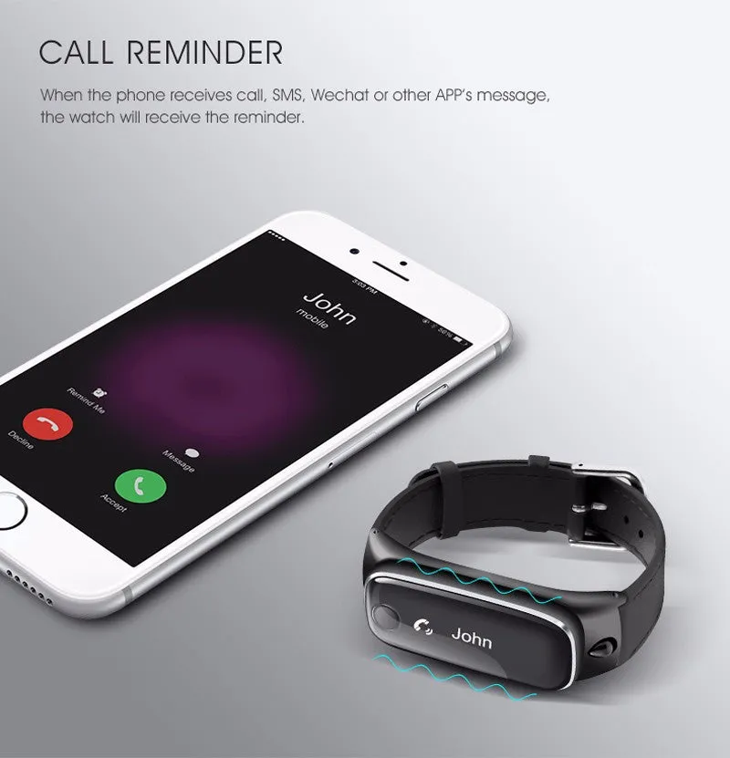 Smart Watch with Built-In Bluetooth Headset