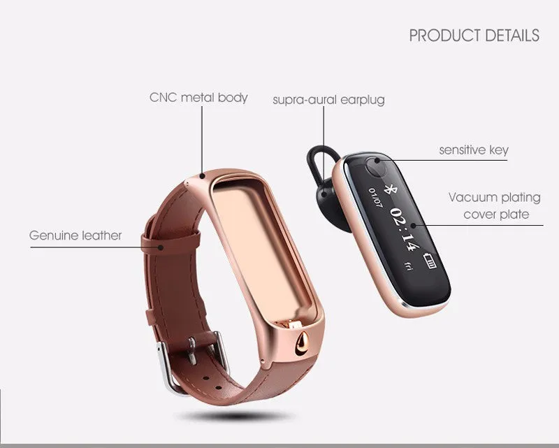 Smart Watch with Built-In Bluetooth Headset