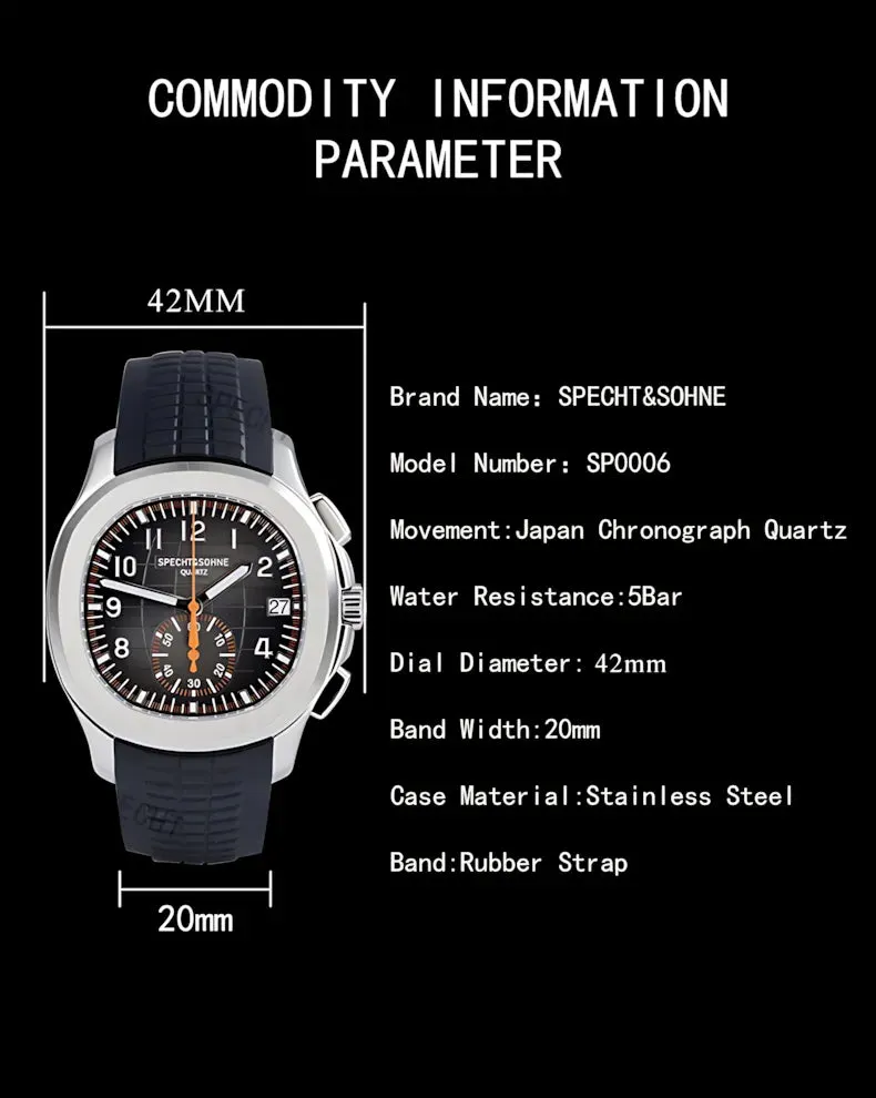 Specht&Söhne Aquanaut Quartz Chrono Homage Watches