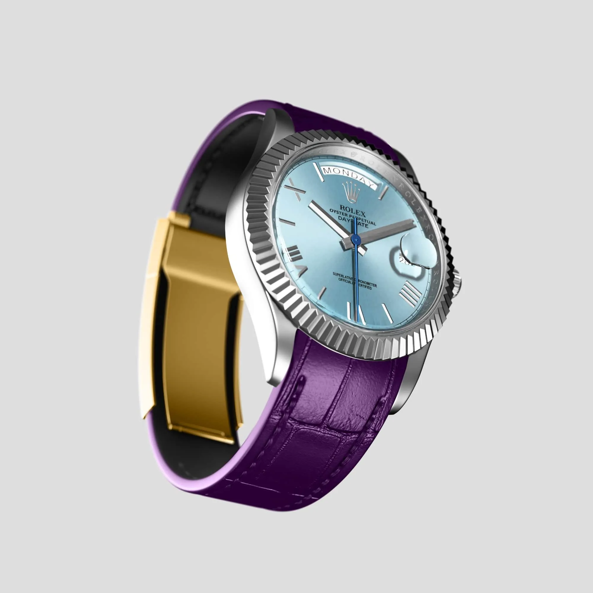 Sport Band For Rolex Day-Date 36mm In Alligator