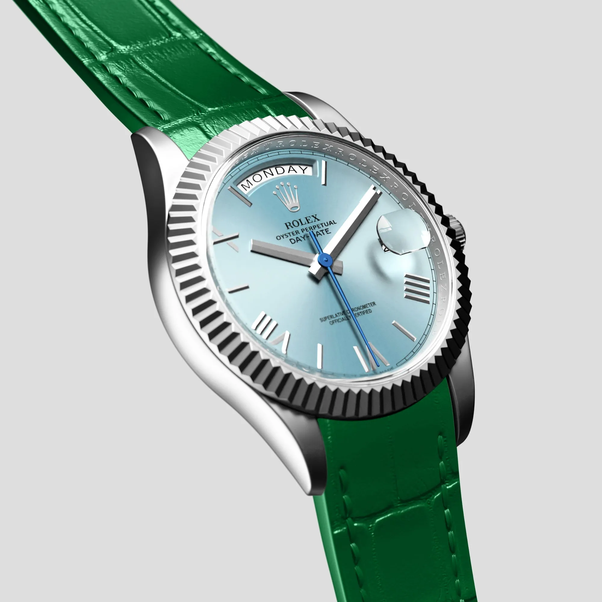 Sport Band For Rolex Day-Date 36mm In Alligator
