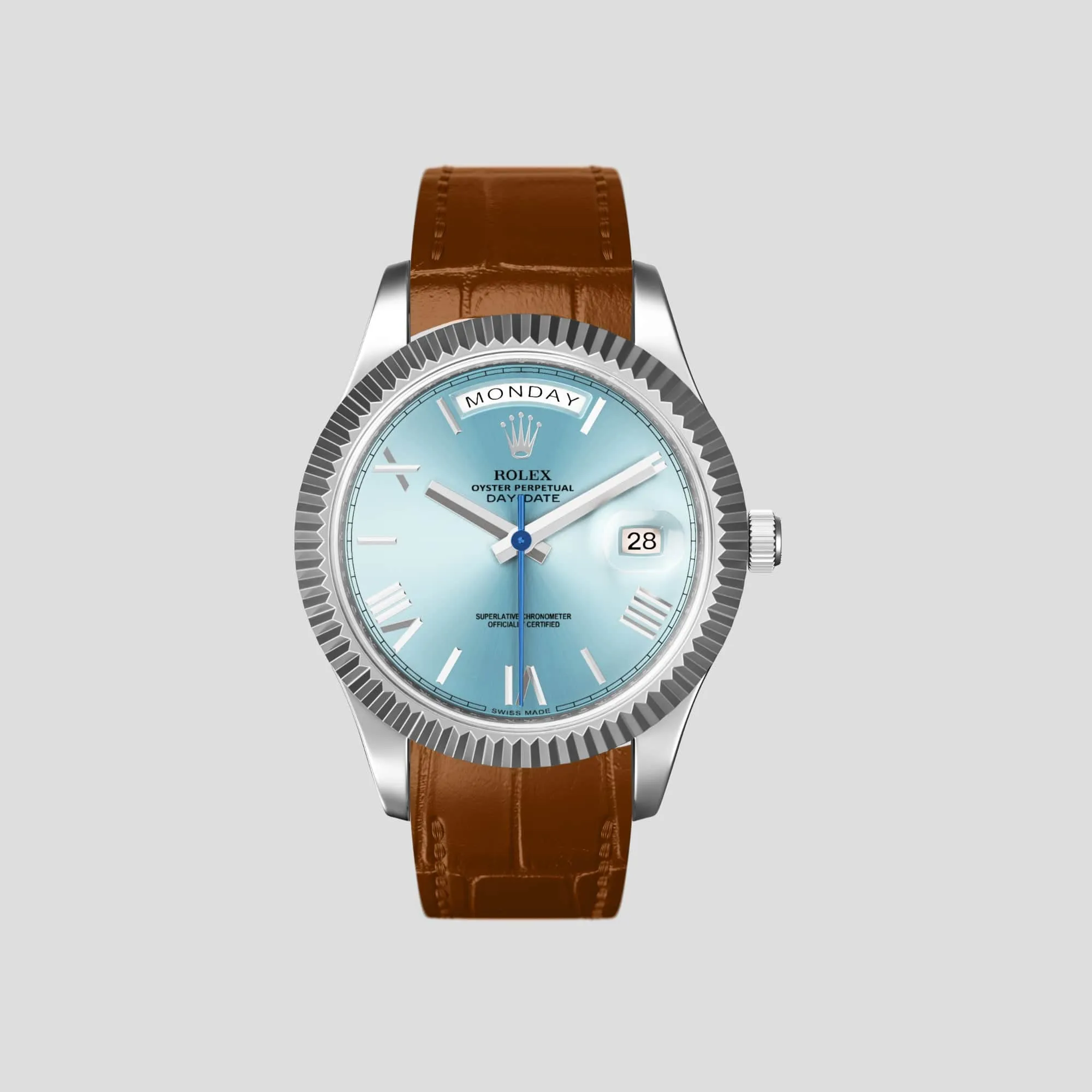 Sport Band For Rolex Day-Date 36mm In Alligator