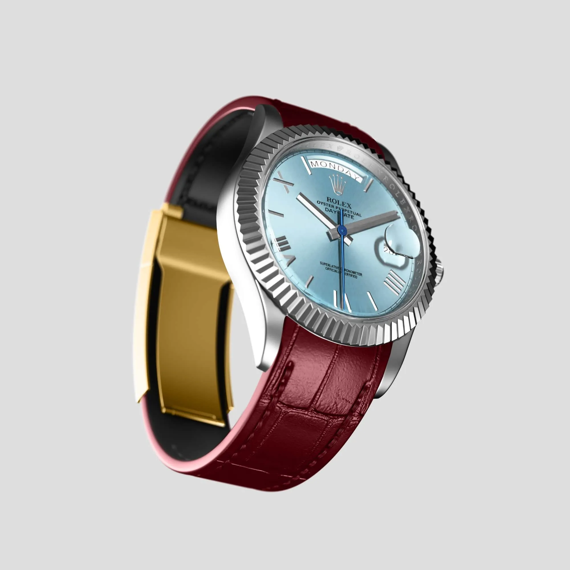 Sport Band For Rolex Day-Date 36mm In Alligator