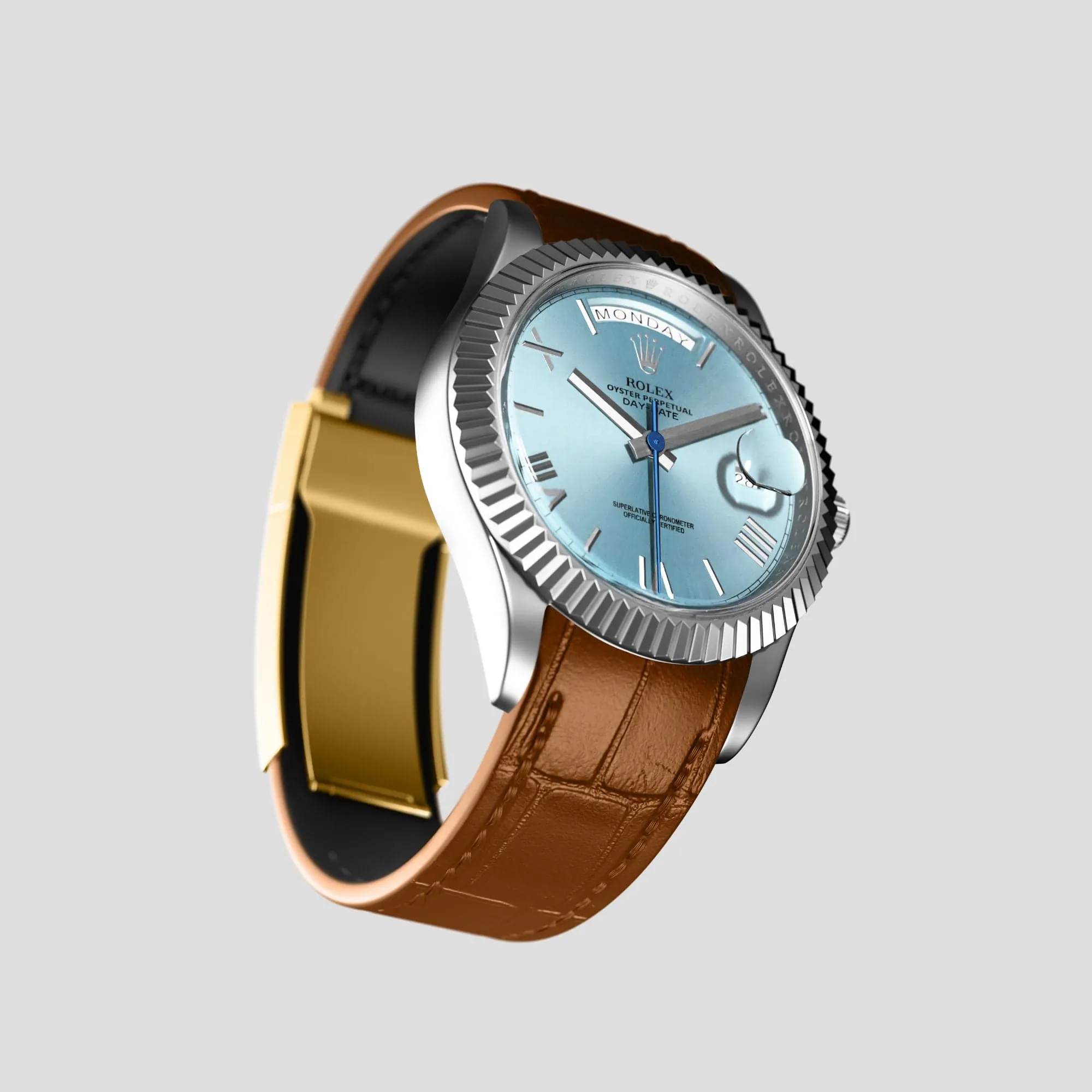 Sport Band For Rolex Day-Date 36mm In Alligator