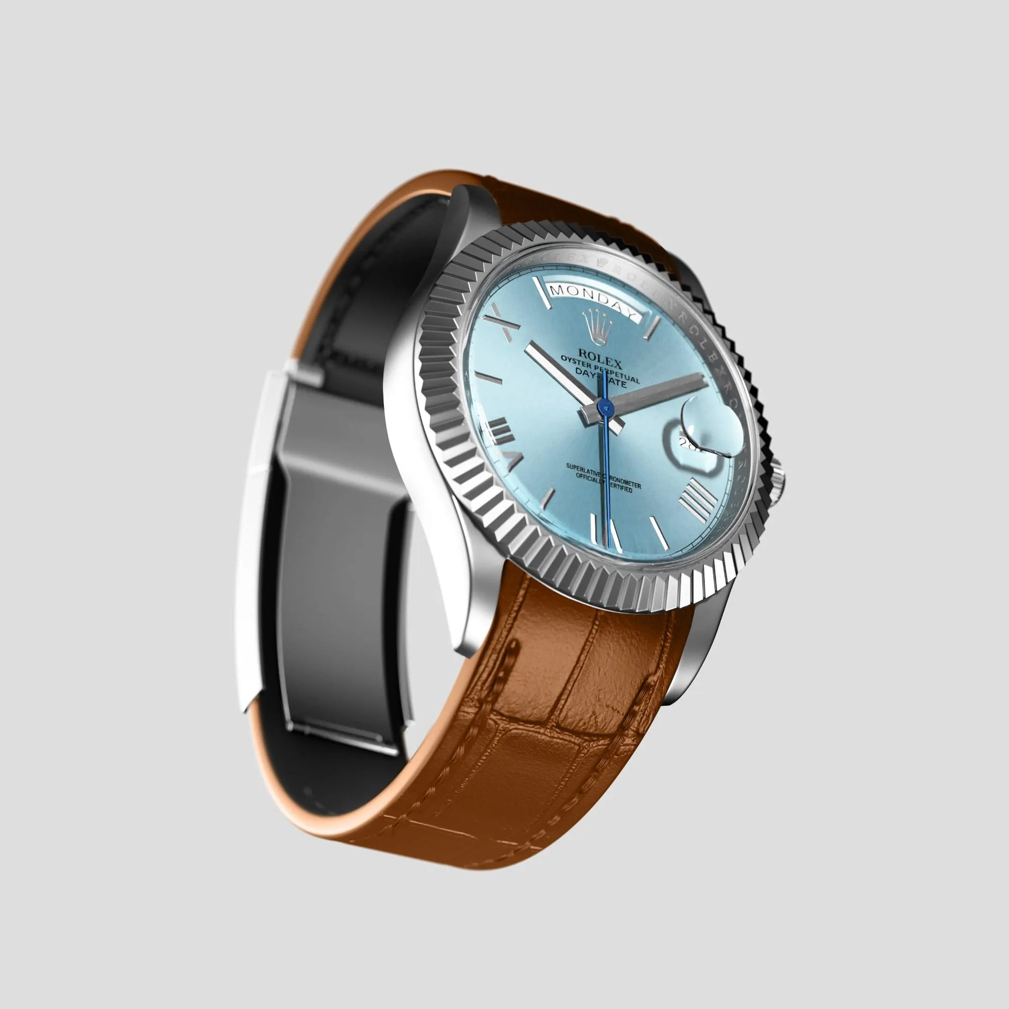 Sport Band For Rolex Day-Date 36mm In Alligator