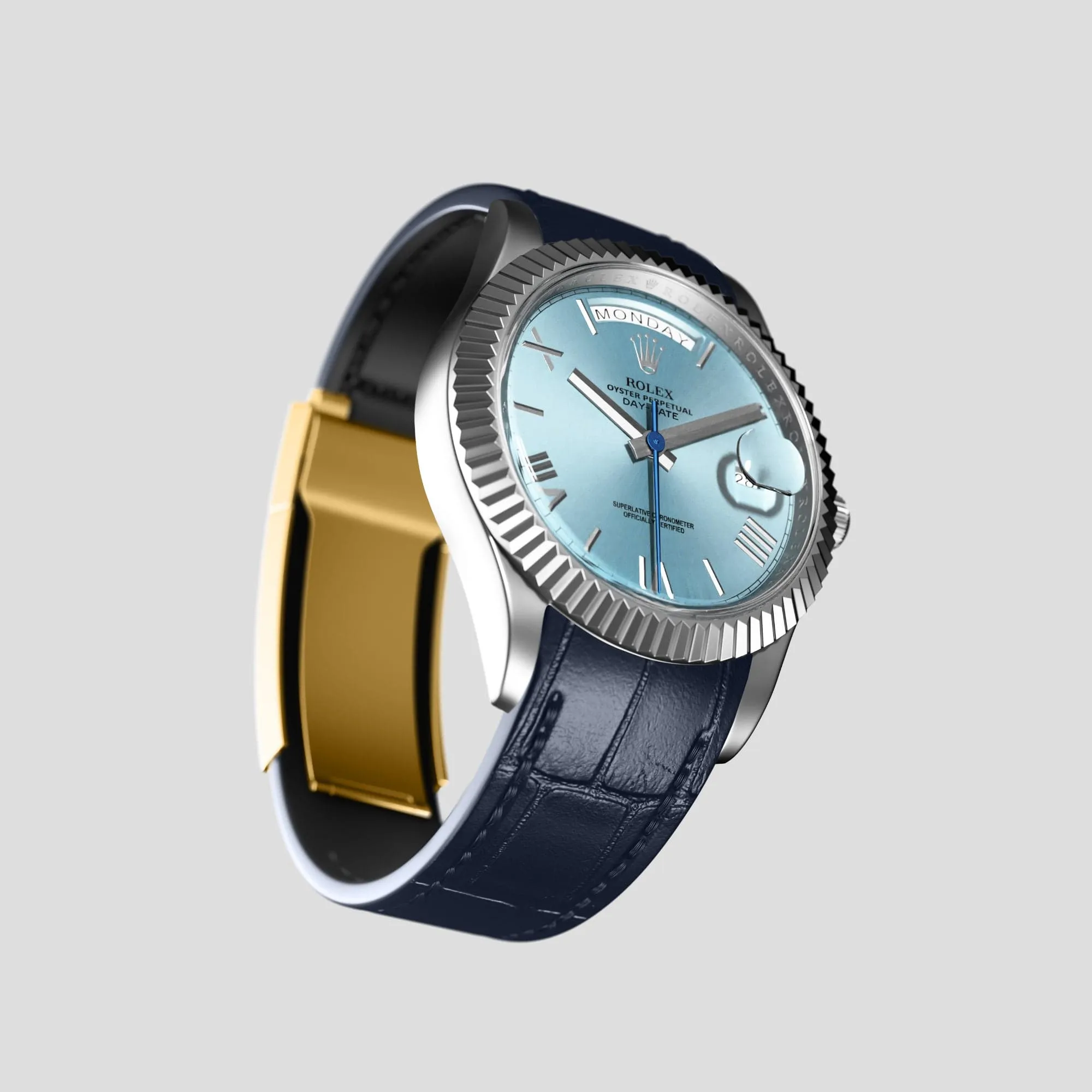 Sport Band For Rolex Day-Date 36mm In Alligator