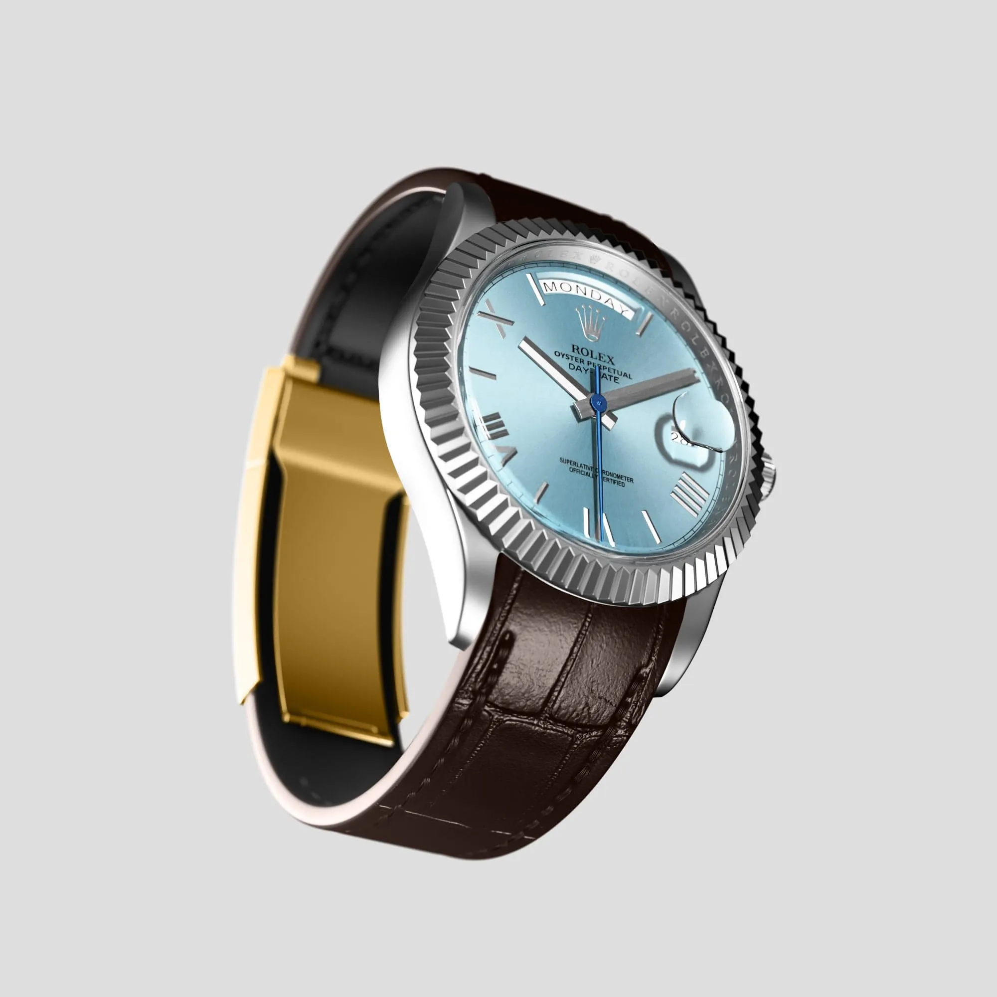 Sport Band For Rolex Day-Date 36mm In Alligator