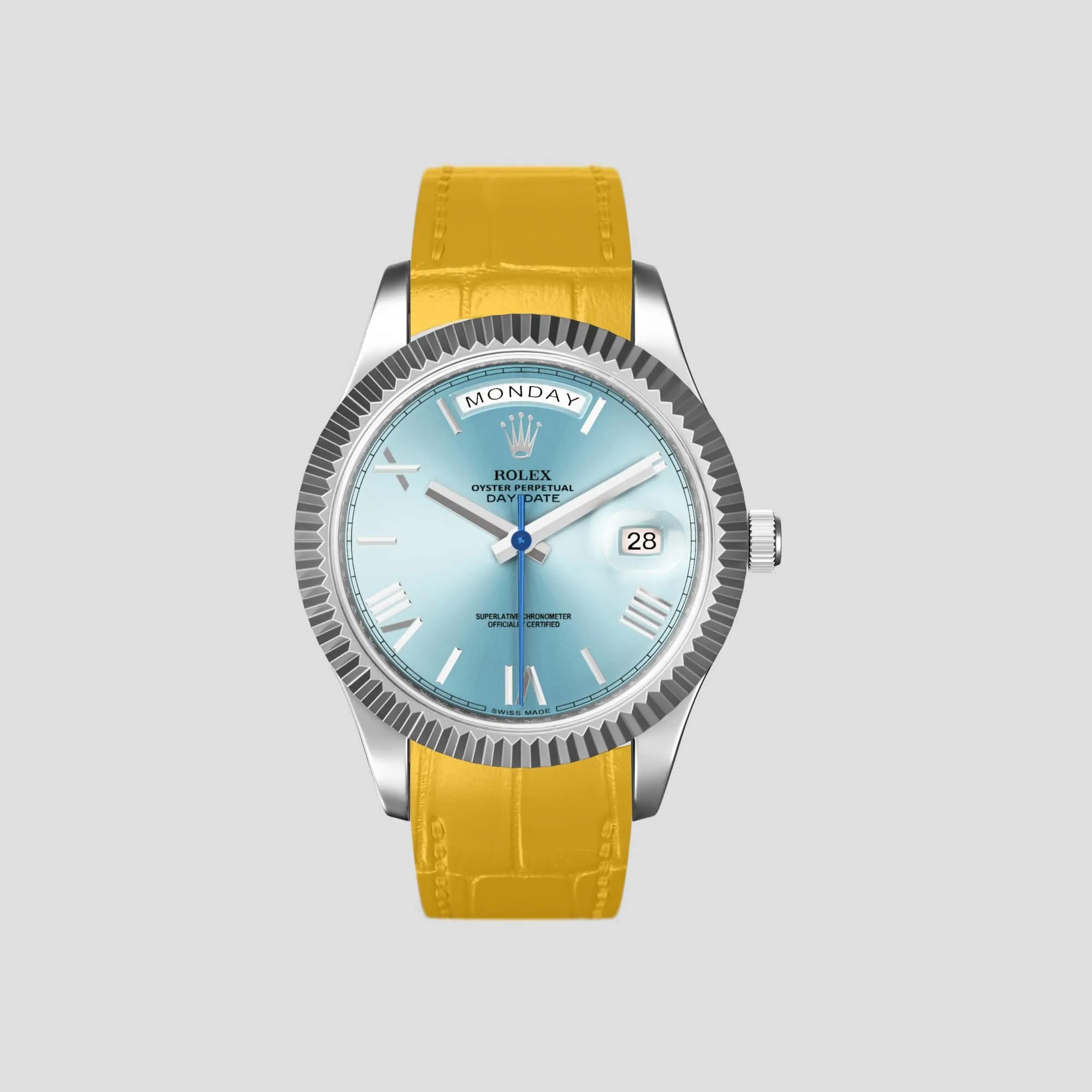 Sport Band For Rolex Day-Date 36mm In Alligator
