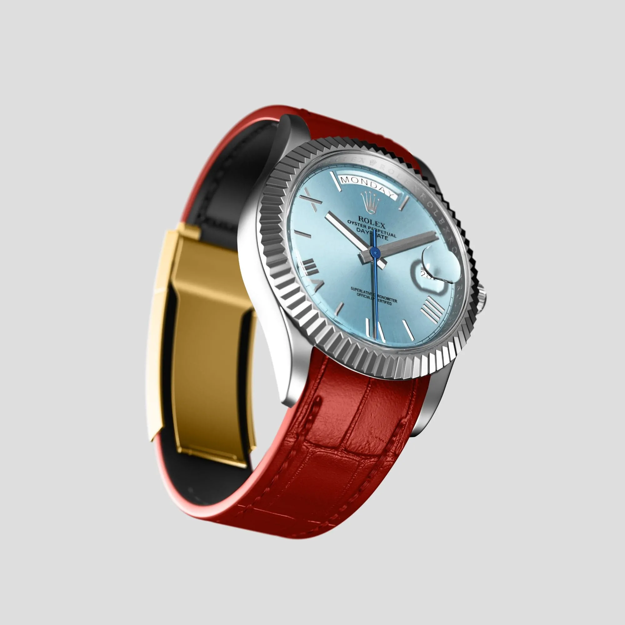 Sport Band For Rolex Day-Date 36mm In Alligator