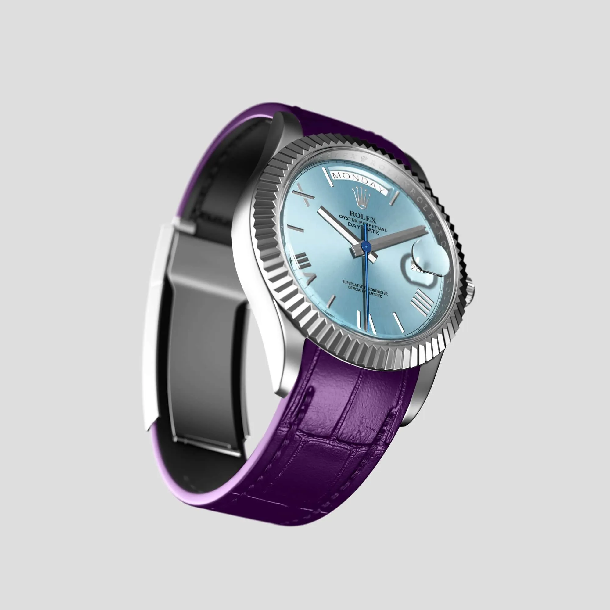 Sport Band For Rolex Day-Date 36mm In Alligator