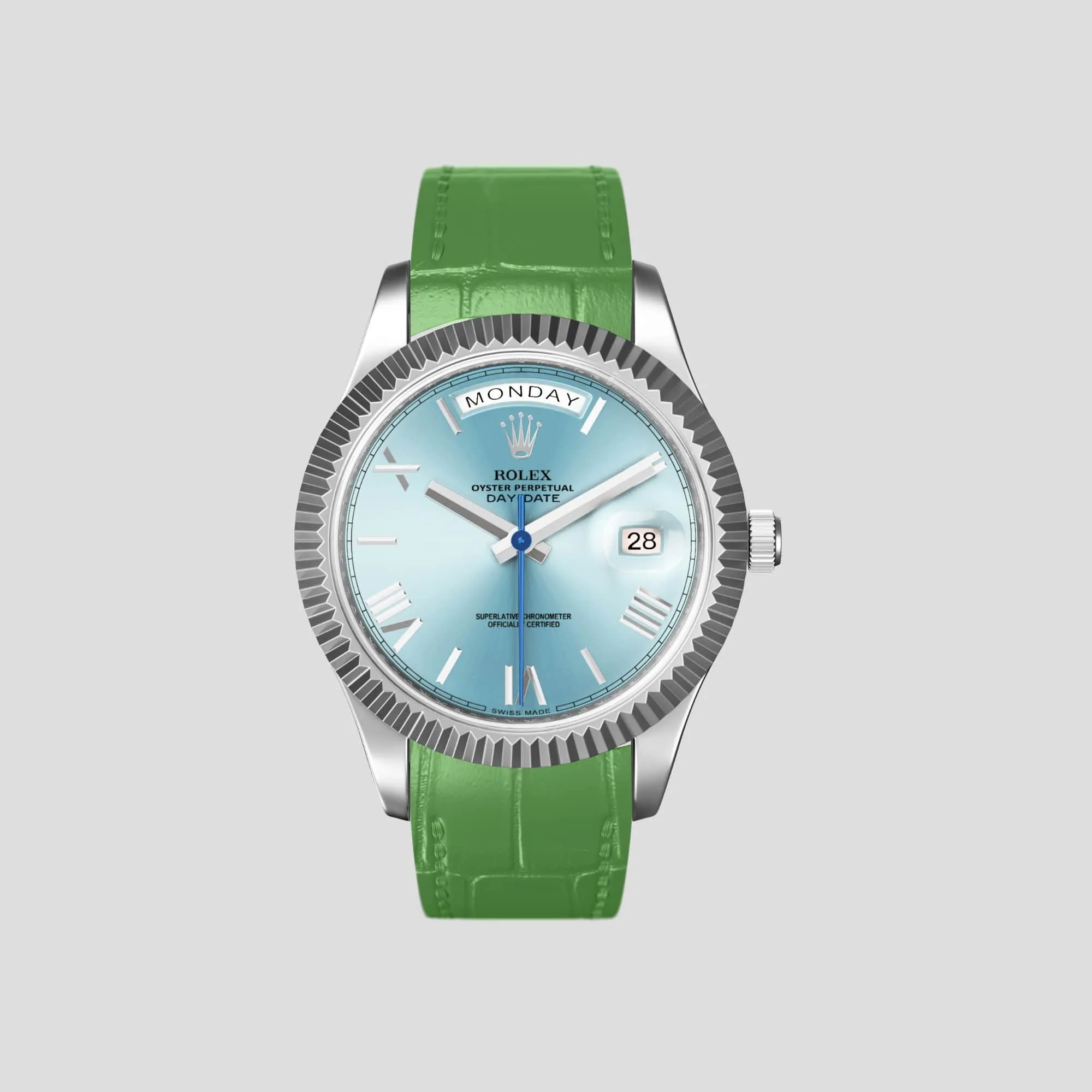 Sport Band For Rolex Day-Date 36mm In Alligator