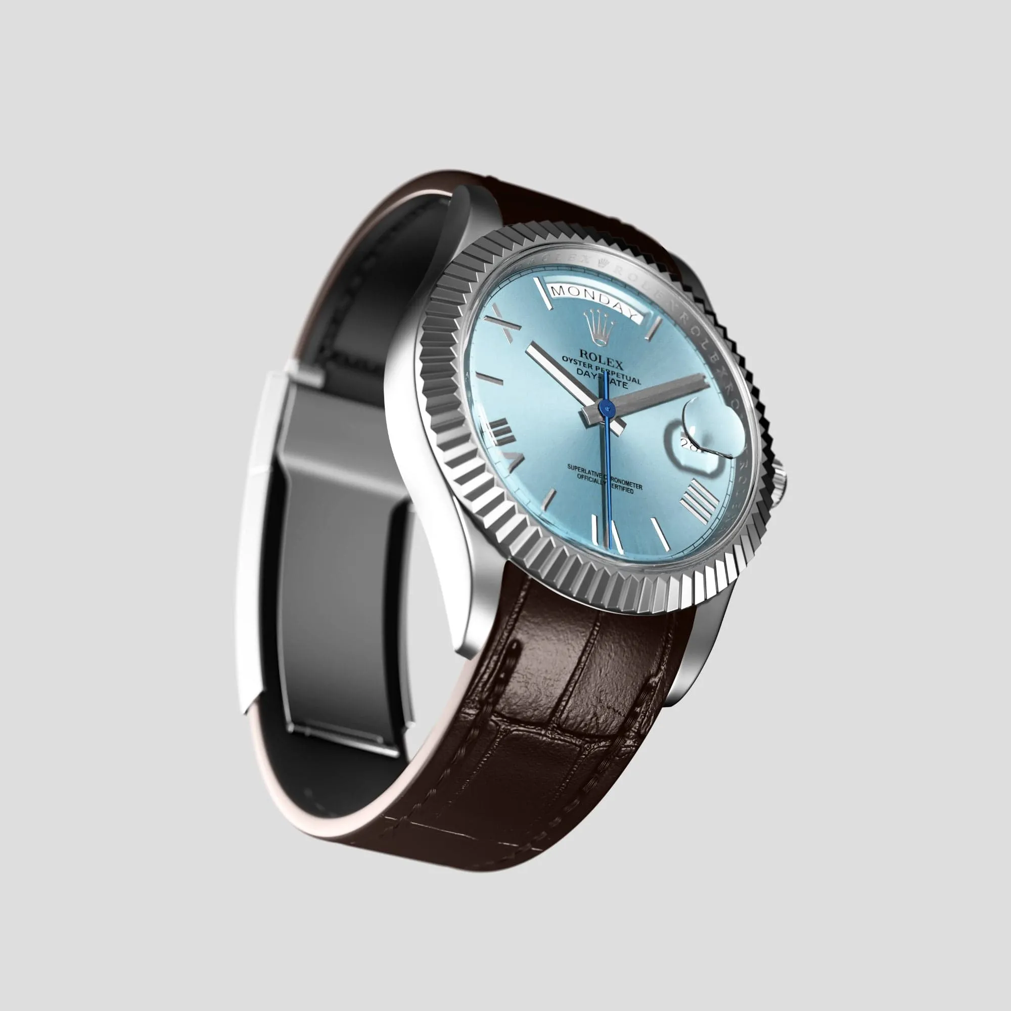 Sport Band For Rolex Day-Date 36mm In Alligator