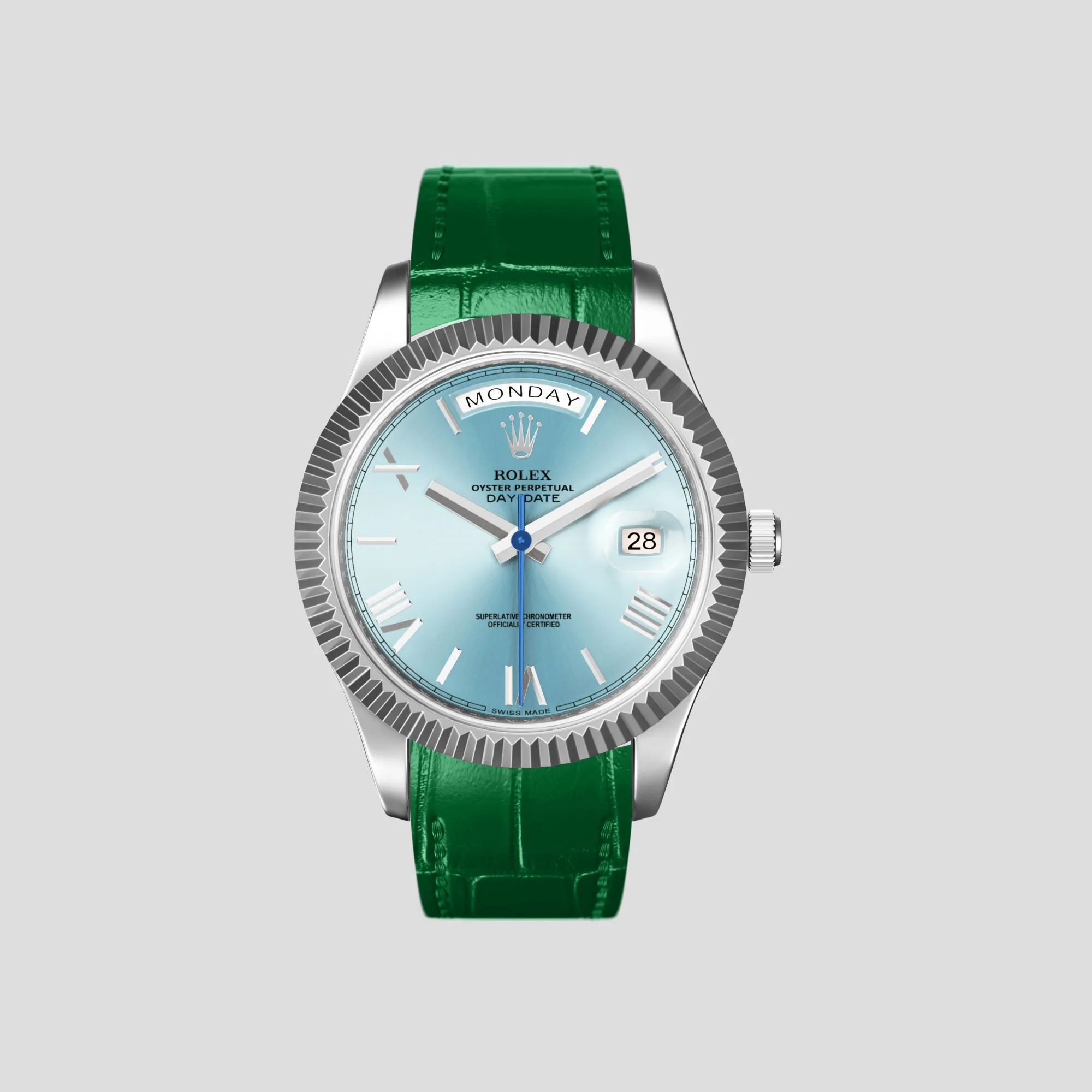 Sport Band For Rolex Day-Date 36mm In Alligator