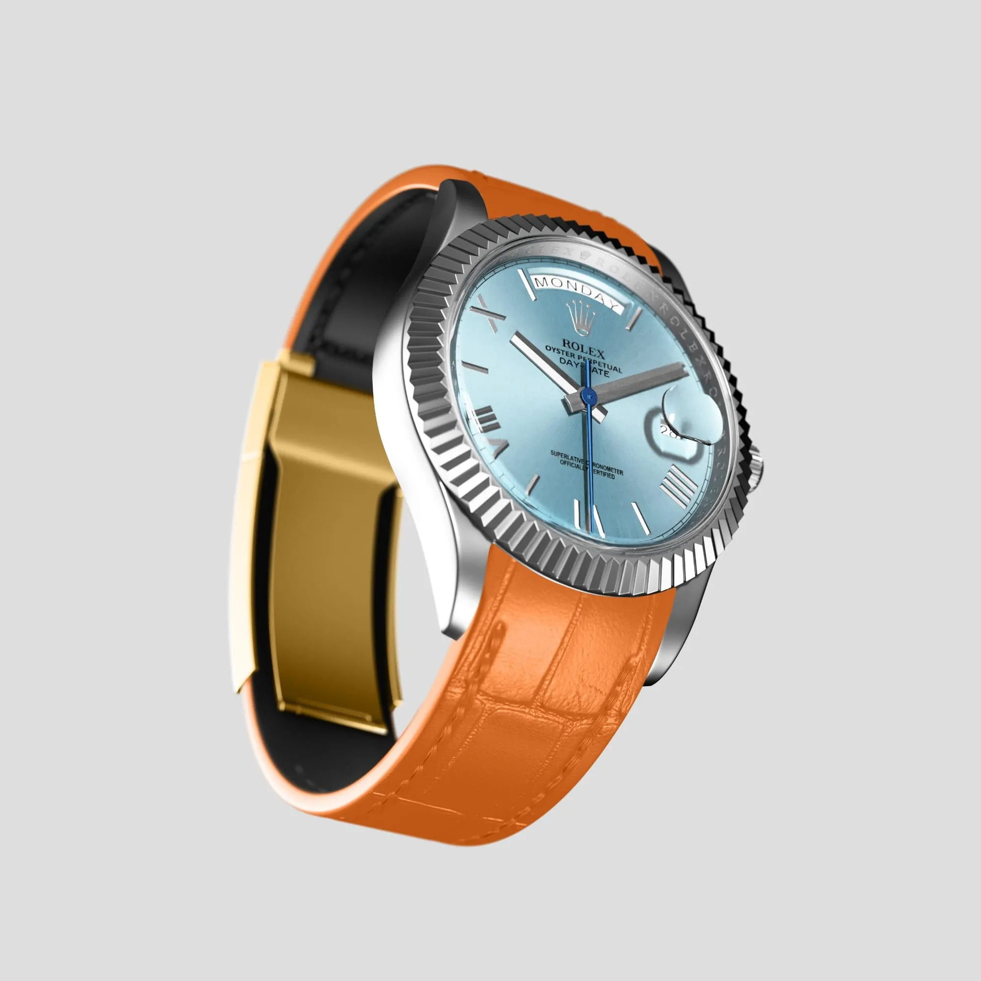 Sport Band For Rolex Day-Date 36mm In Alligator