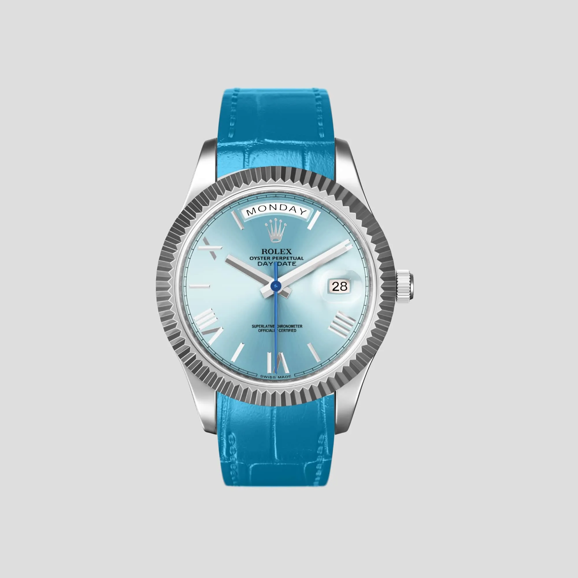 Sport Band For Rolex Day-Date 36mm In Alligator