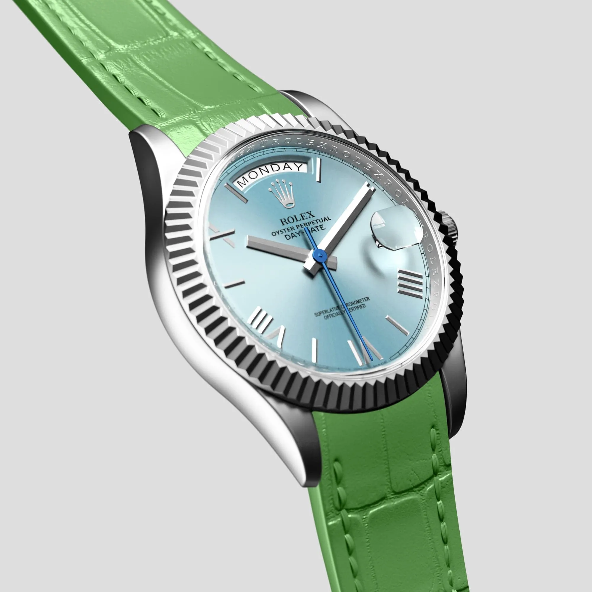 Sport Band For Rolex Day-Date 36mm In Alligator