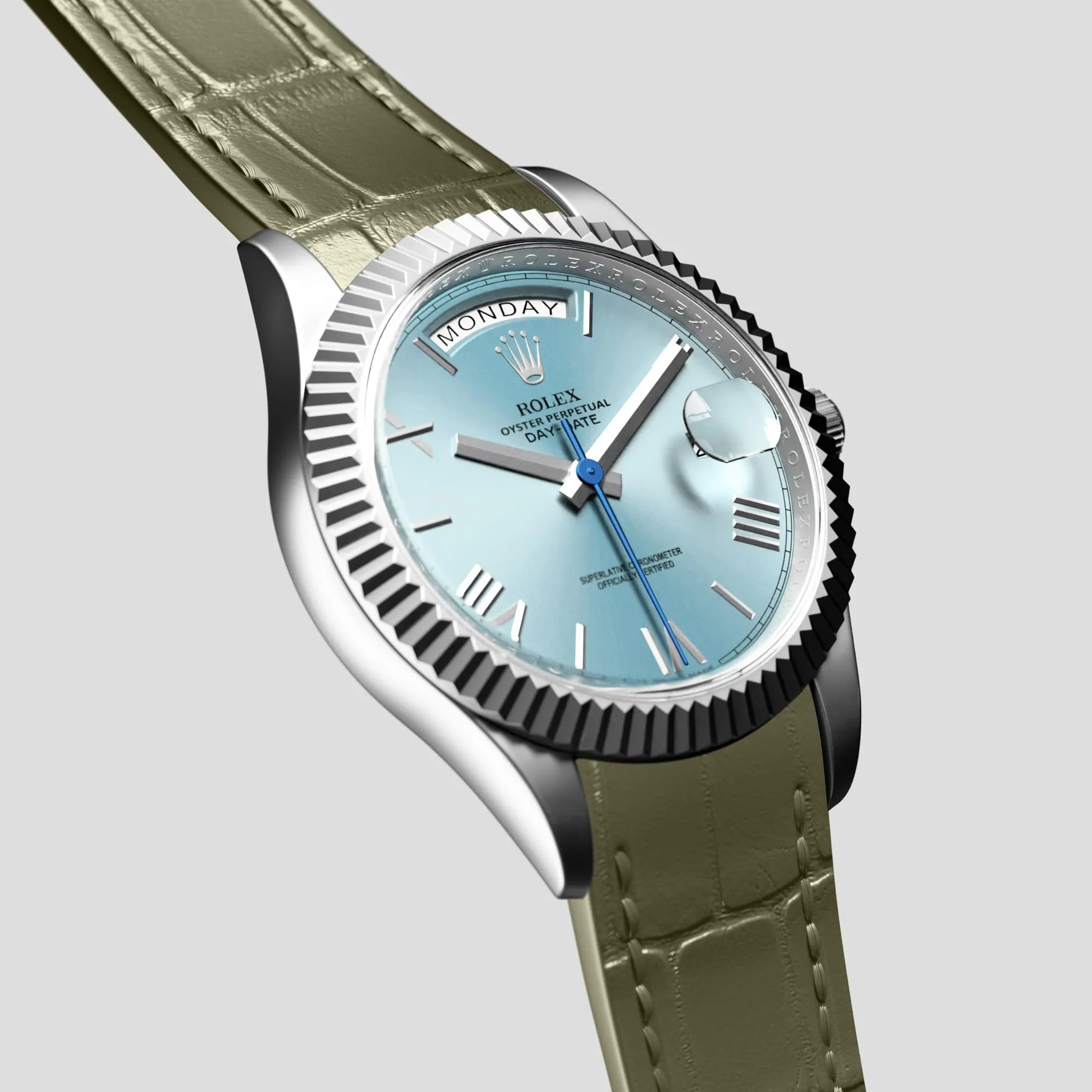 Sport Band For Rolex Day-Date 36mm In Alligator