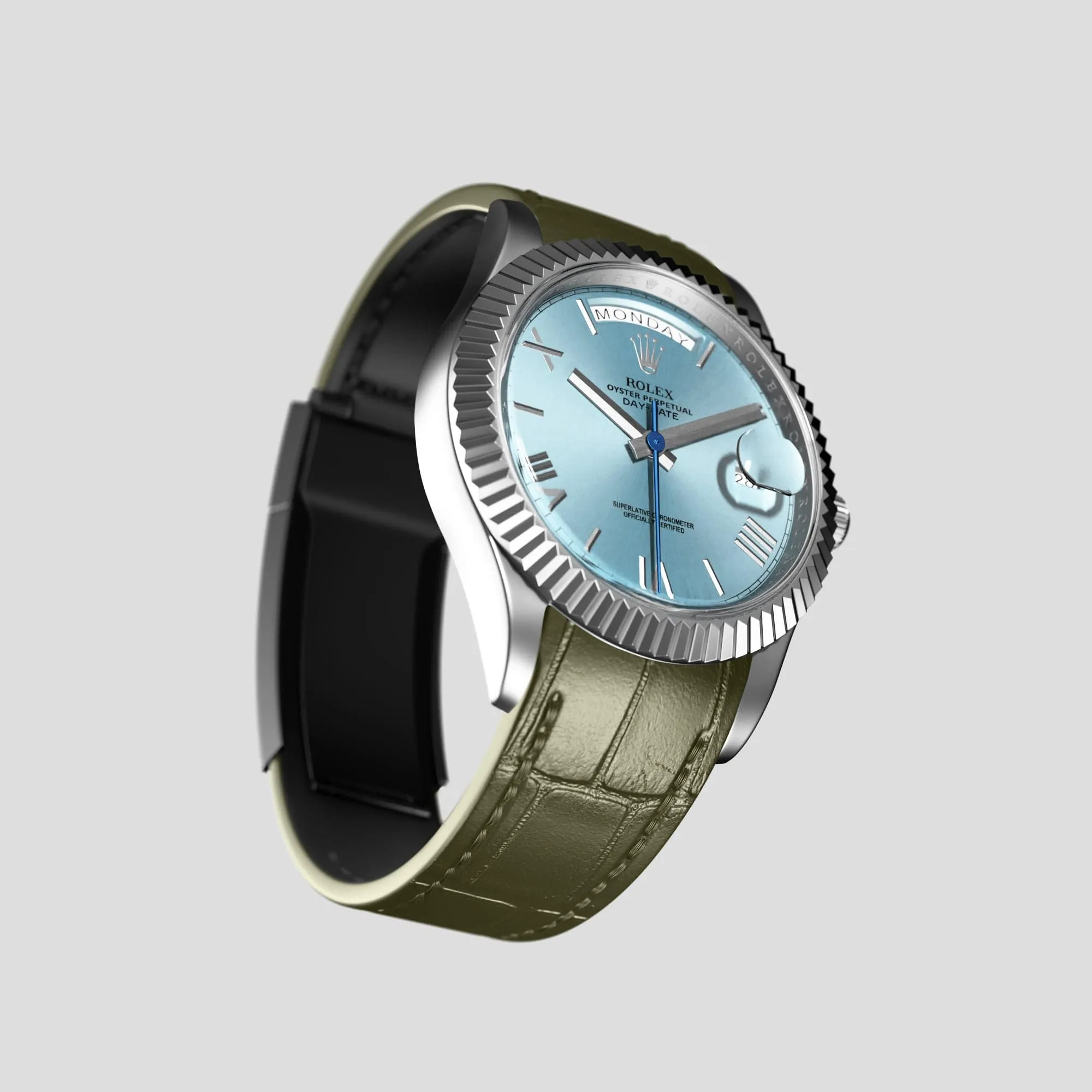 Sport Band For Rolex Day-Date 36mm In Alligator