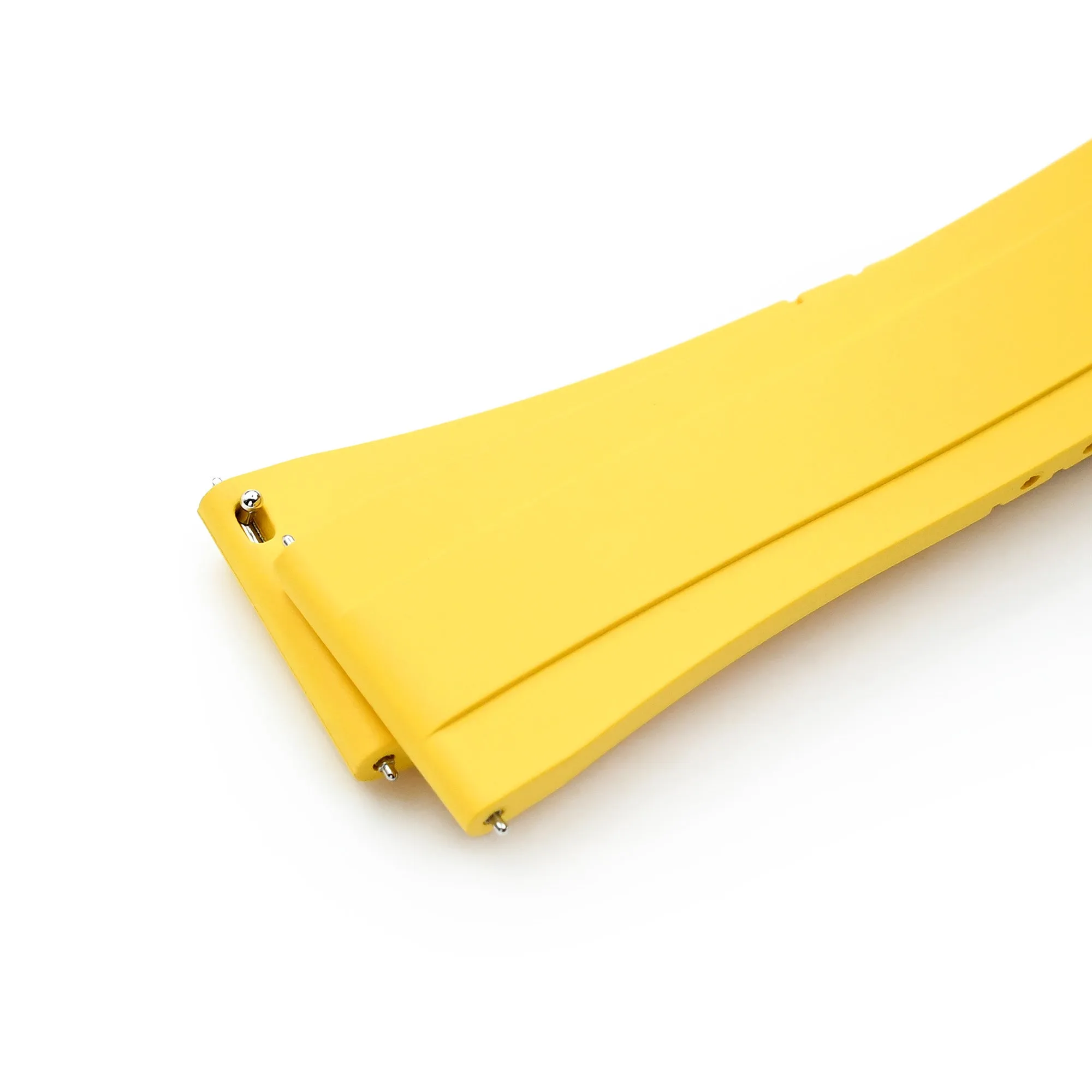 StrapXPro - DT01U Quick Release Universal Cut To Fit FKM Rubber Strap, Yellow