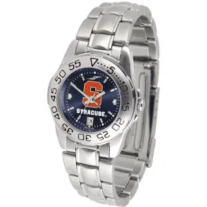 Syracuse Orange Ladies AnoChrome  Steel Band Sports Watch