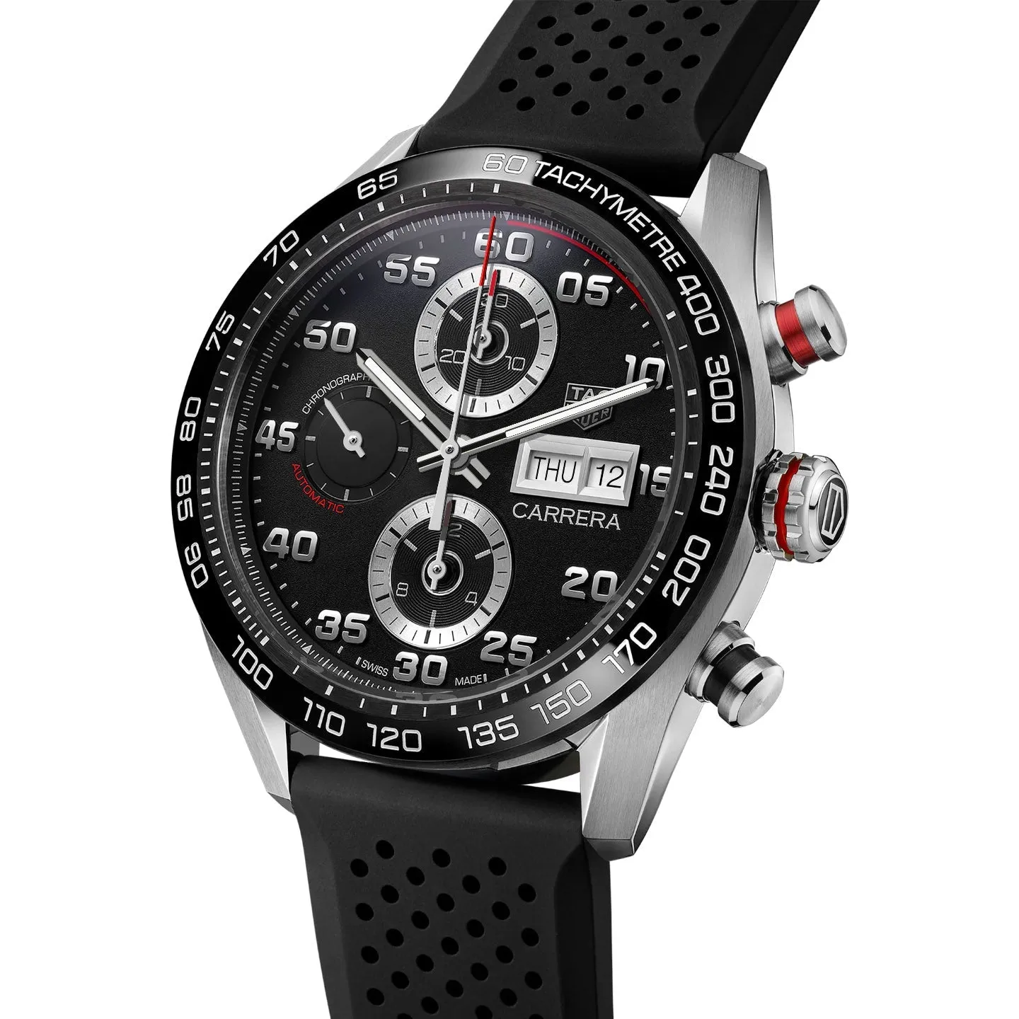 Tag Heuer Carrera Men's Black Chronograph Watch CBN2A1AA.FT6228