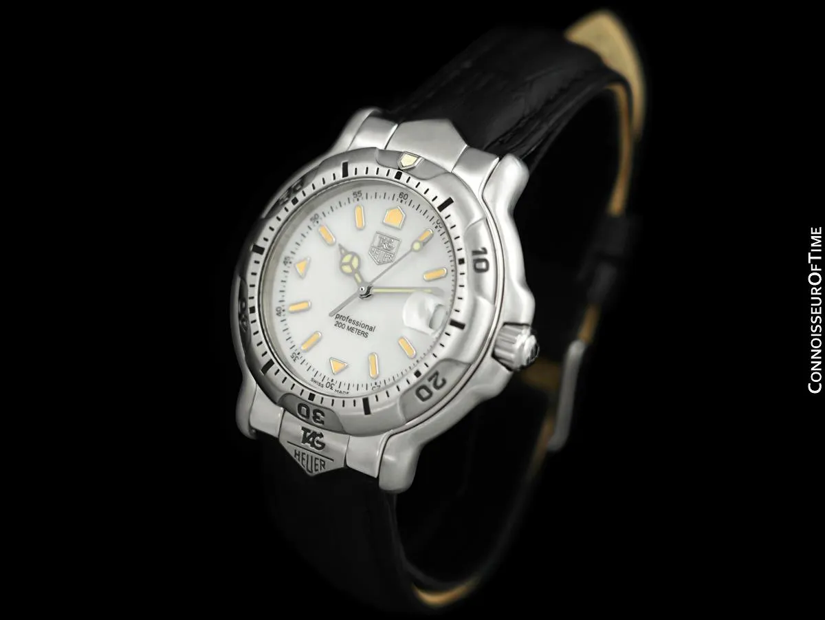 TAG Heuer Professional 6000 Mens Full Size Divers SS Steel Watch - Mint with Warranty