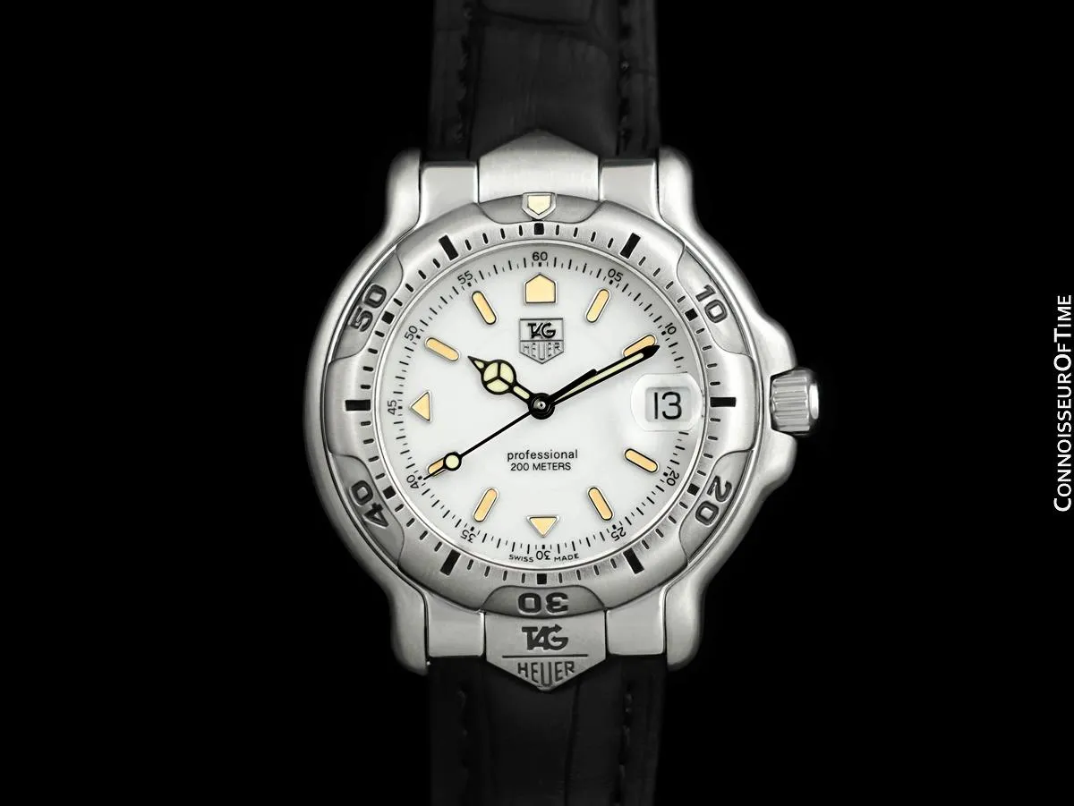 TAG Heuer Professional 6000 Mens Full Size Divers SS Steel Watch - Mint with Warranty