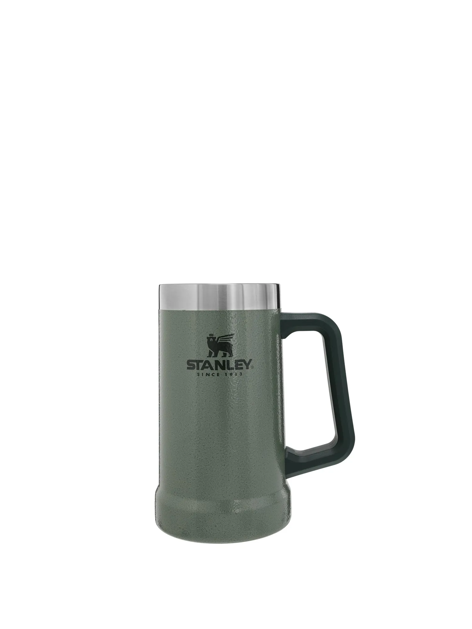 The Big Grip Beer Stein 24OZ/7L Hammertone Green