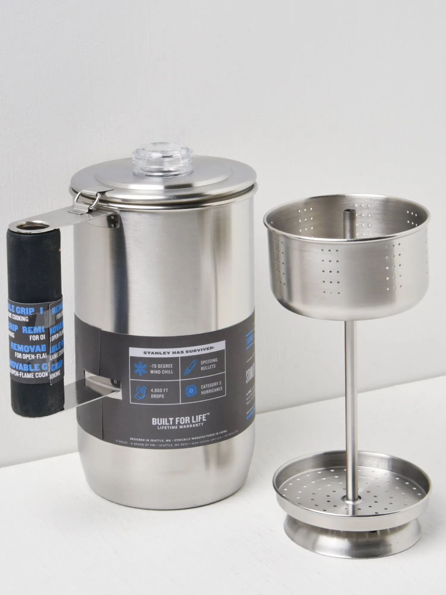 The Cool-Grip Camp Percolator 1.1QT / 1.0L