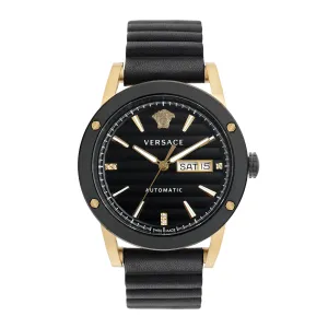 Versace Black Dial Analog Men Watch - VEDX00719