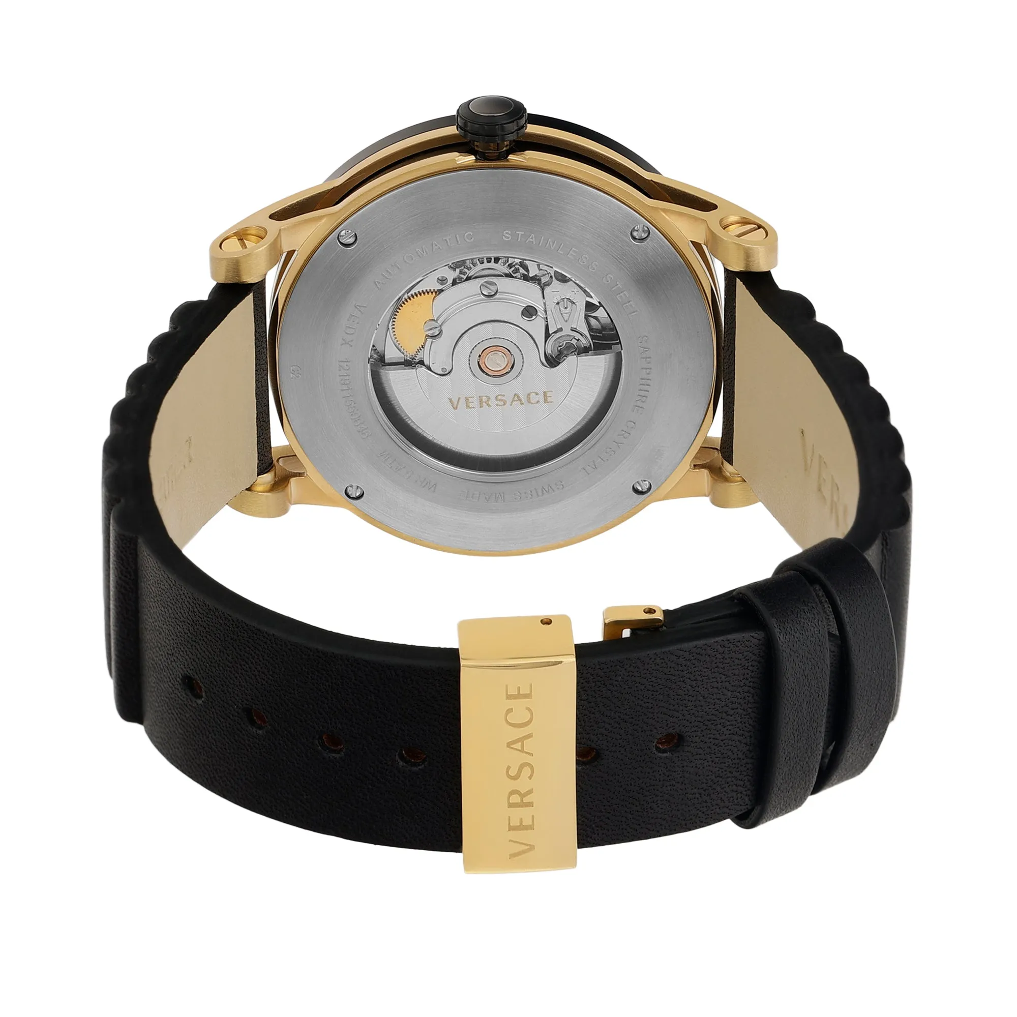 Versace Black Dial Analog Men Watch - VEDX00719