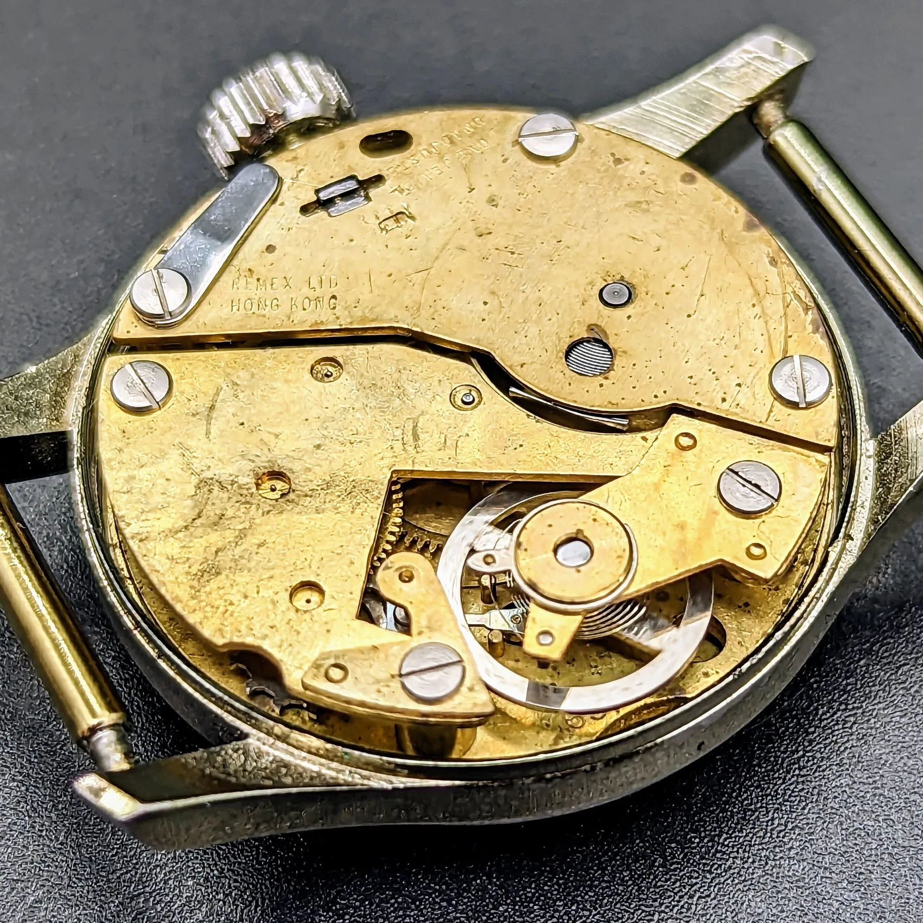 Vintage Mickey Mouse Wristwatch by Remex LTD 1 Jewel Mechanical Animated Watch