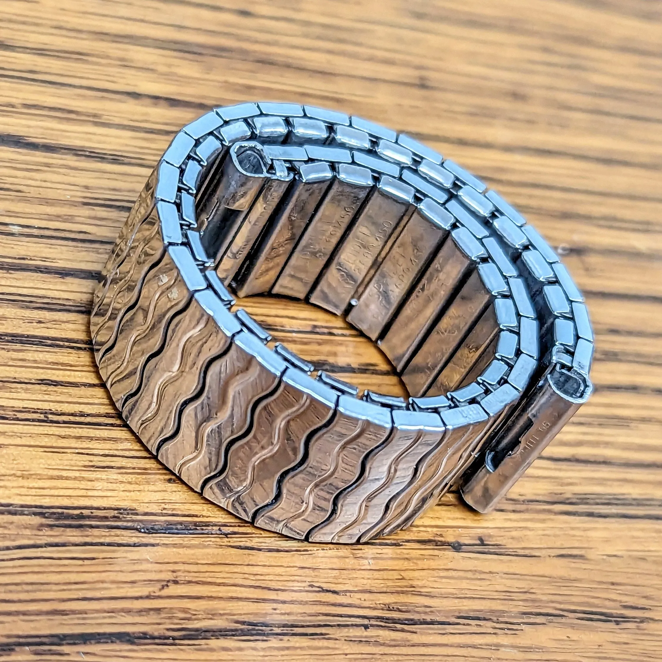 Vintage SPEIDEL 15mm Twist-O-Flex Watchband Expansion Bracelet ALL Stainless-Steel