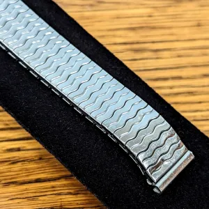 Vintage SPEIDEL 15mm Twist-O-Flex Watchband Expansion Bracelet ALL Stainless-Steel