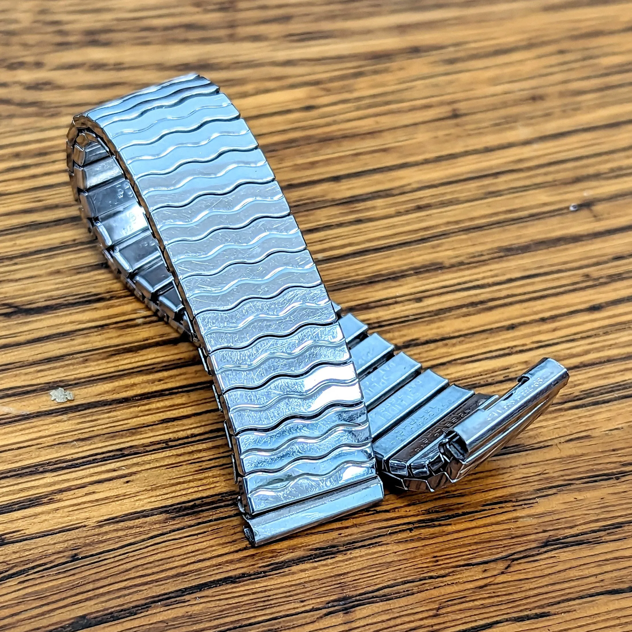 Vintage SPEIDEL 15mm Twist-O-Flex Watchband Expansion Bracelet ALL Stainless-Steel