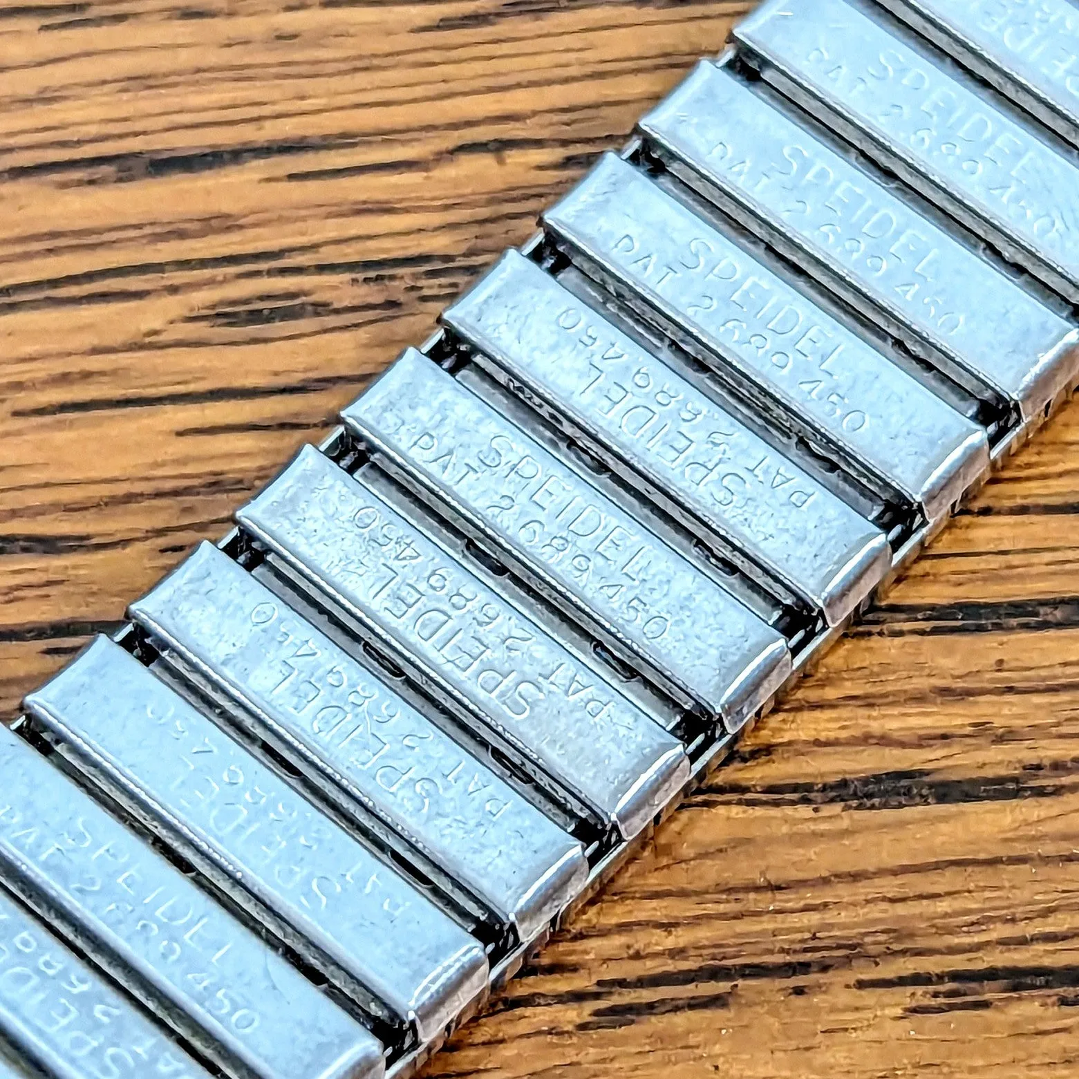 Vintage SPEIDEL 15mm Twist-O-Flex Watchband Expansion Bracelet ALL Stainless-Steel