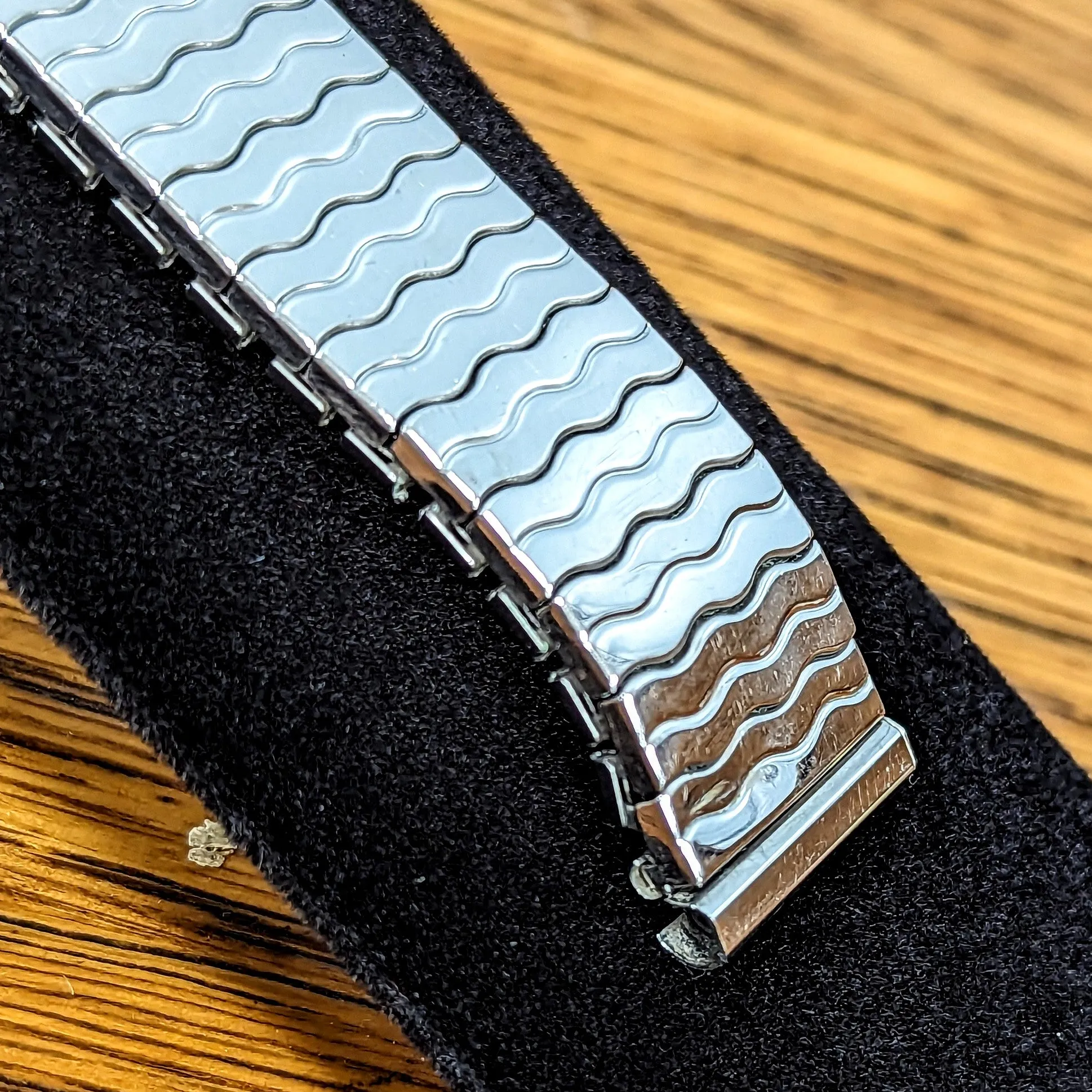 Vintage SPEIDEL 15mm Twist-O-Flex Watchband Expansion Bracelet ALL Stainless-Steel