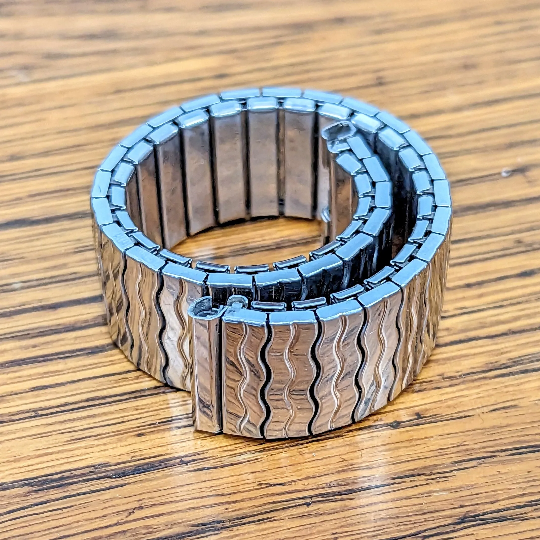 Vintage SPEIDEL 15mm Twist-O-Flex Watchband Expansion Bracelet ALL Stainless-Steel