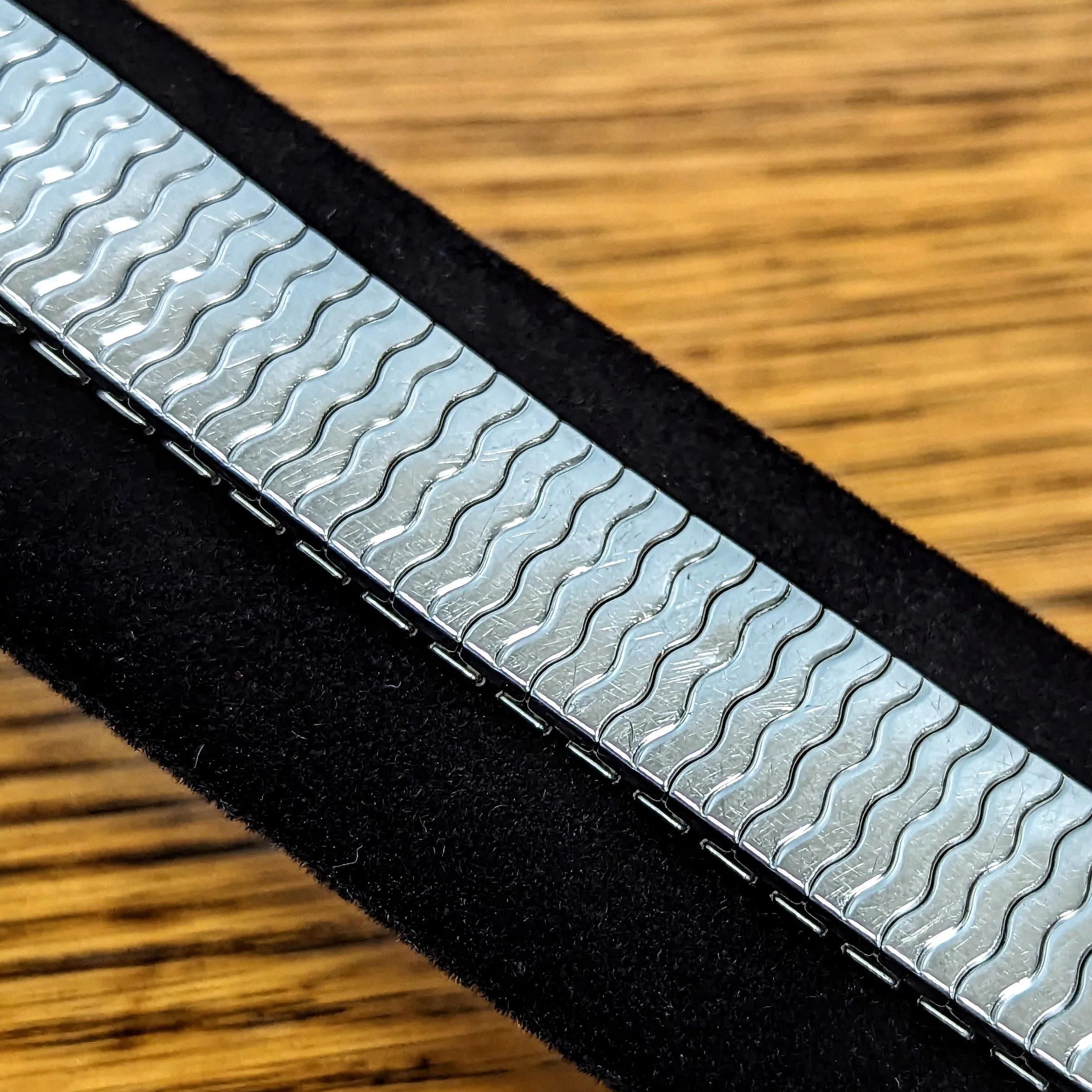 Vintage SPEIDEL 15mm Twist-O-Flex Watchband Expansion Bracelet ALL Stainless-Steel