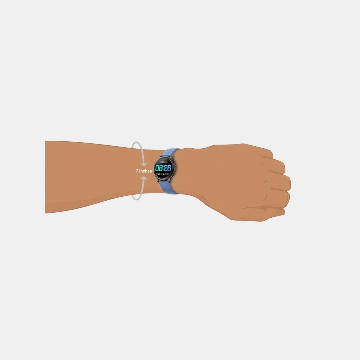 Women's Black Digital Smart Watch TWTXW201T
