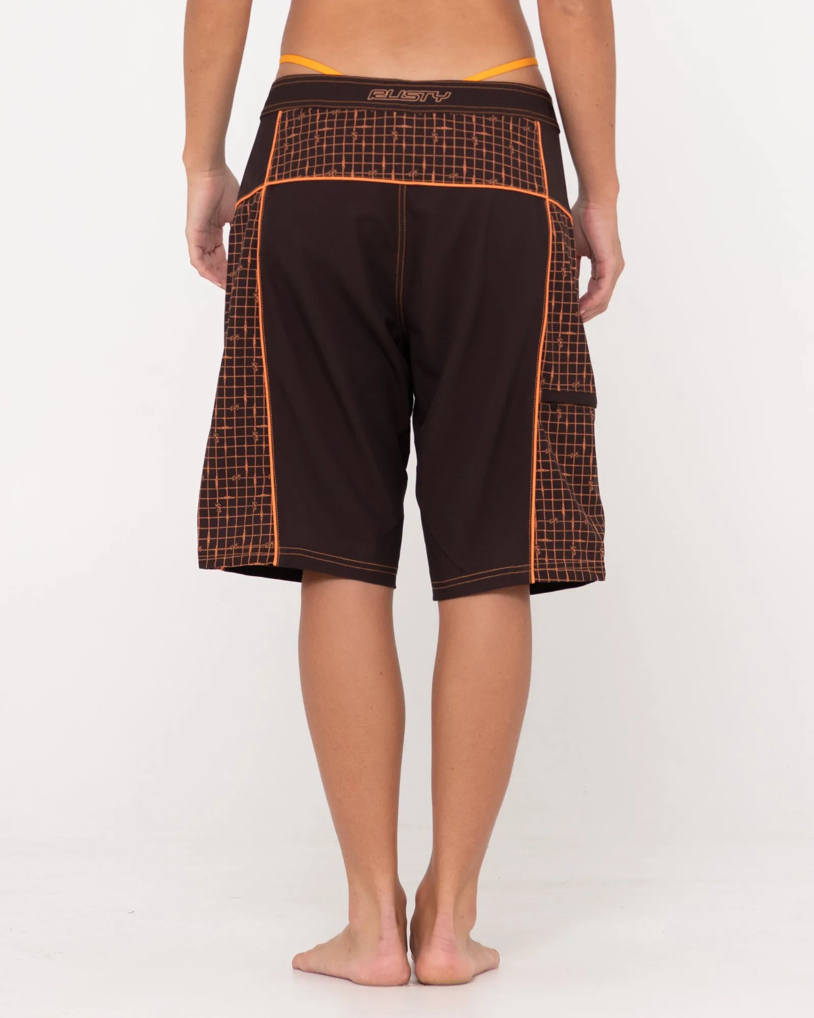WOMENS CONNECTED LOW RISE LONG BOARDSHORTS