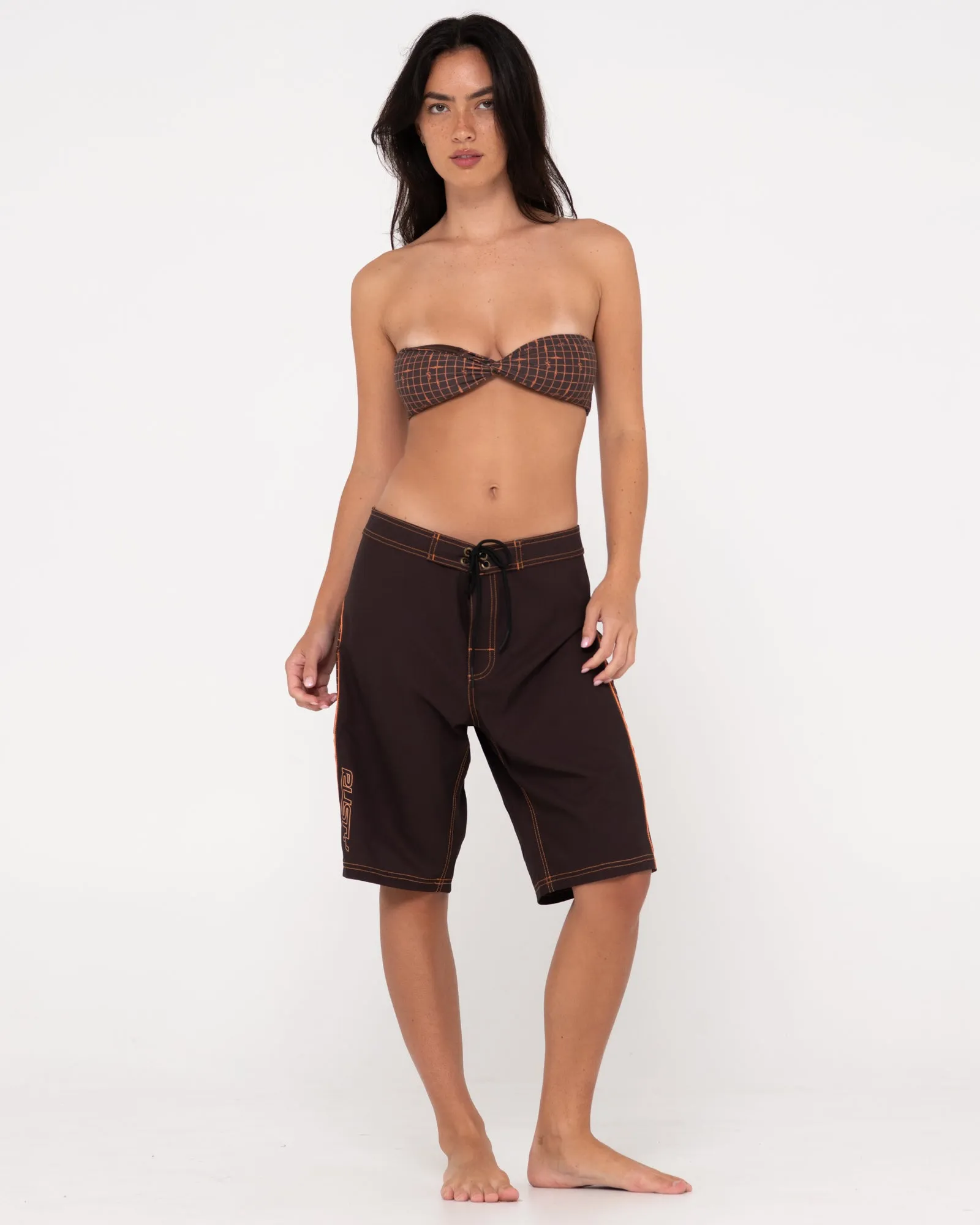 WOMENS CONNECTED LOW RISE LONG BOARDSHORTS