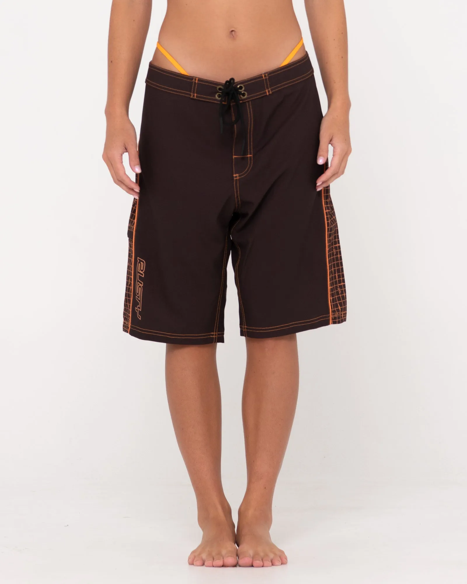 WOMENS CONNECTED LOW RISE LONG BOARDSHORTS